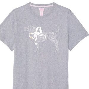 Victoria’s Secret PINK and loveshackfancy campus tee shirt new with tags size M